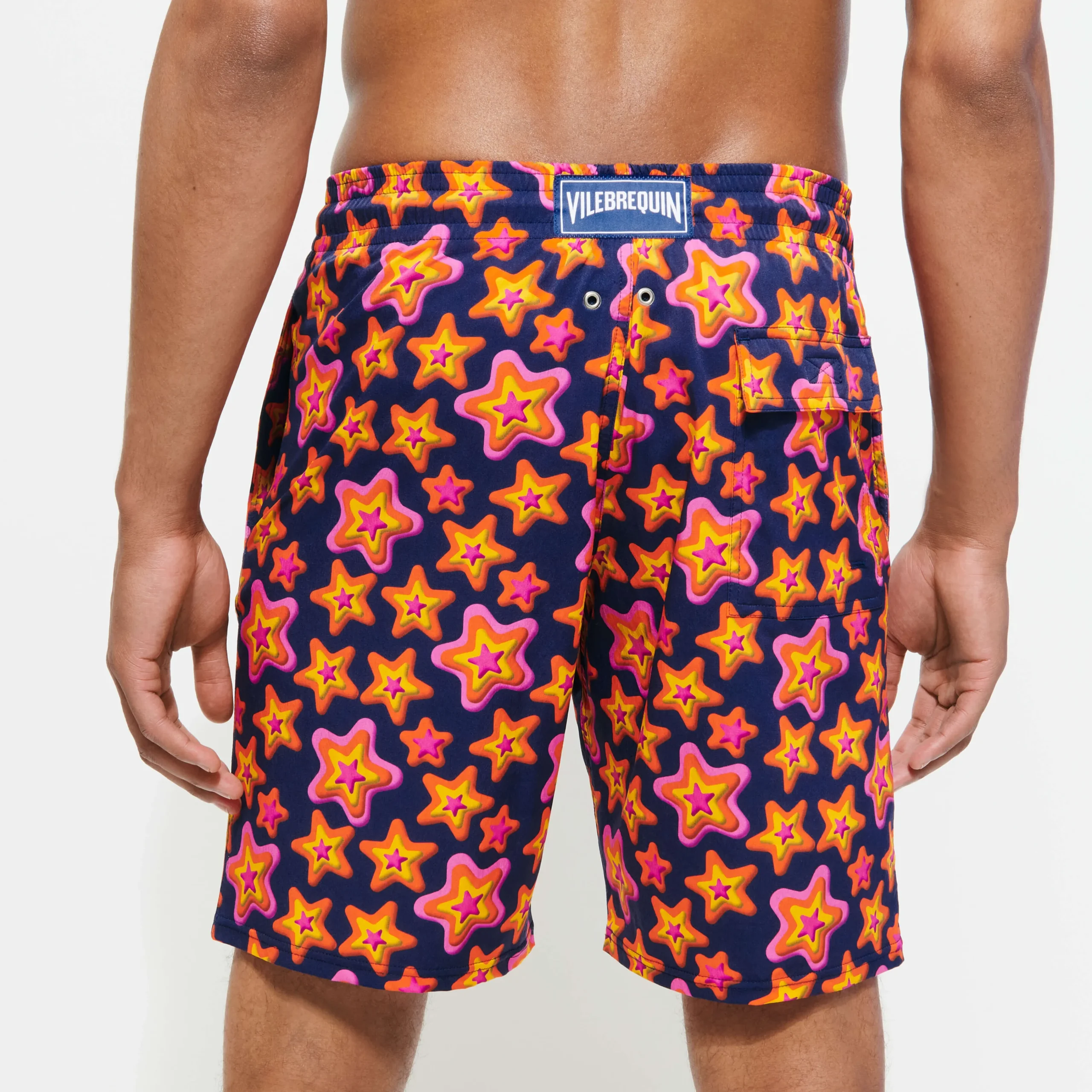 Vilebrequin Men Long Swim Trunks Stars Gift*Men The Long
