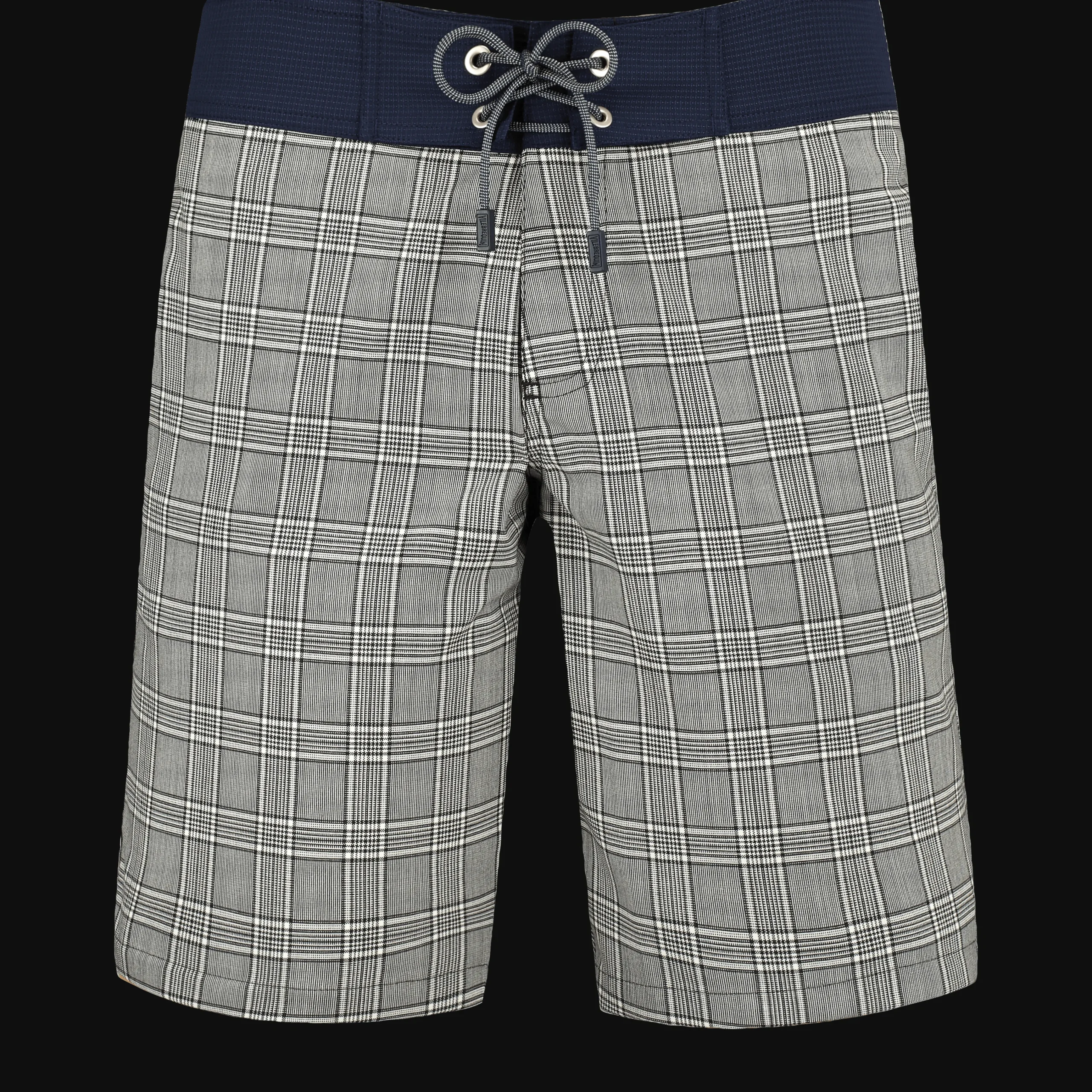Vilebrequin Men Merinos Wool Long Swim Trunks Prince De Galles*Men The Long