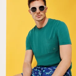 Vilebrequin Men Organic Cotton T-Shirt Solid*Men T-Shirts