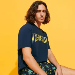 Vilebrequin Men Organic Cotton T-Shirt Sud*Men T-Shirts
