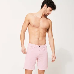 Vilebrequin Men 5-Pocket Corduroy 2000 Lines Bermuda Shorts*Men Bermuda Shorts