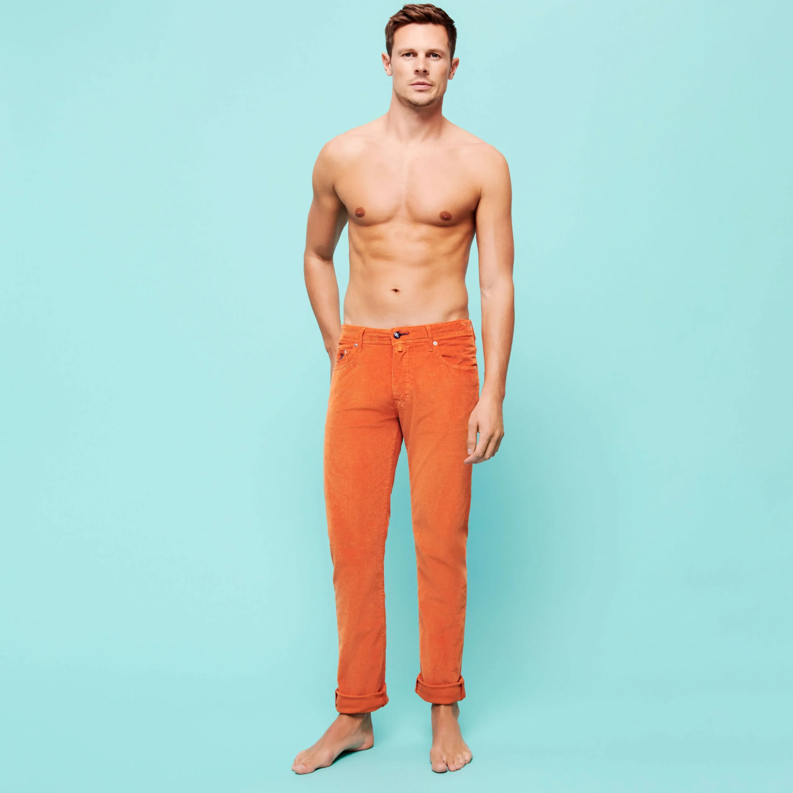 Vilebrequin Men 5-Pocket Velvet Pants Regular Fit*Men Pants