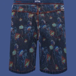 Vilebrequin Men 5-Pockets Denim Bermuda Neo Medusa*Men Bermuda Shorts