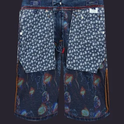 Vilebrequin Men 5-Pockets Denim Bermuda Neo Medusa*Men Bermuda Shorts