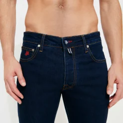 Vilebrequin Men 5-Pockets Printed Denim Pants Neo Medusa*Men Pants