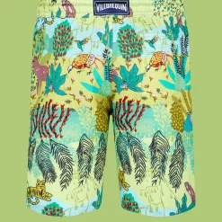 Vilebrequin Men Printed Linen Bermuda Jungle Rousseau*Men Bermuda Shorts
