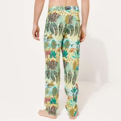 Vilebrequin Men Printed Linen Pants Jungle Rousseau*Men Pants