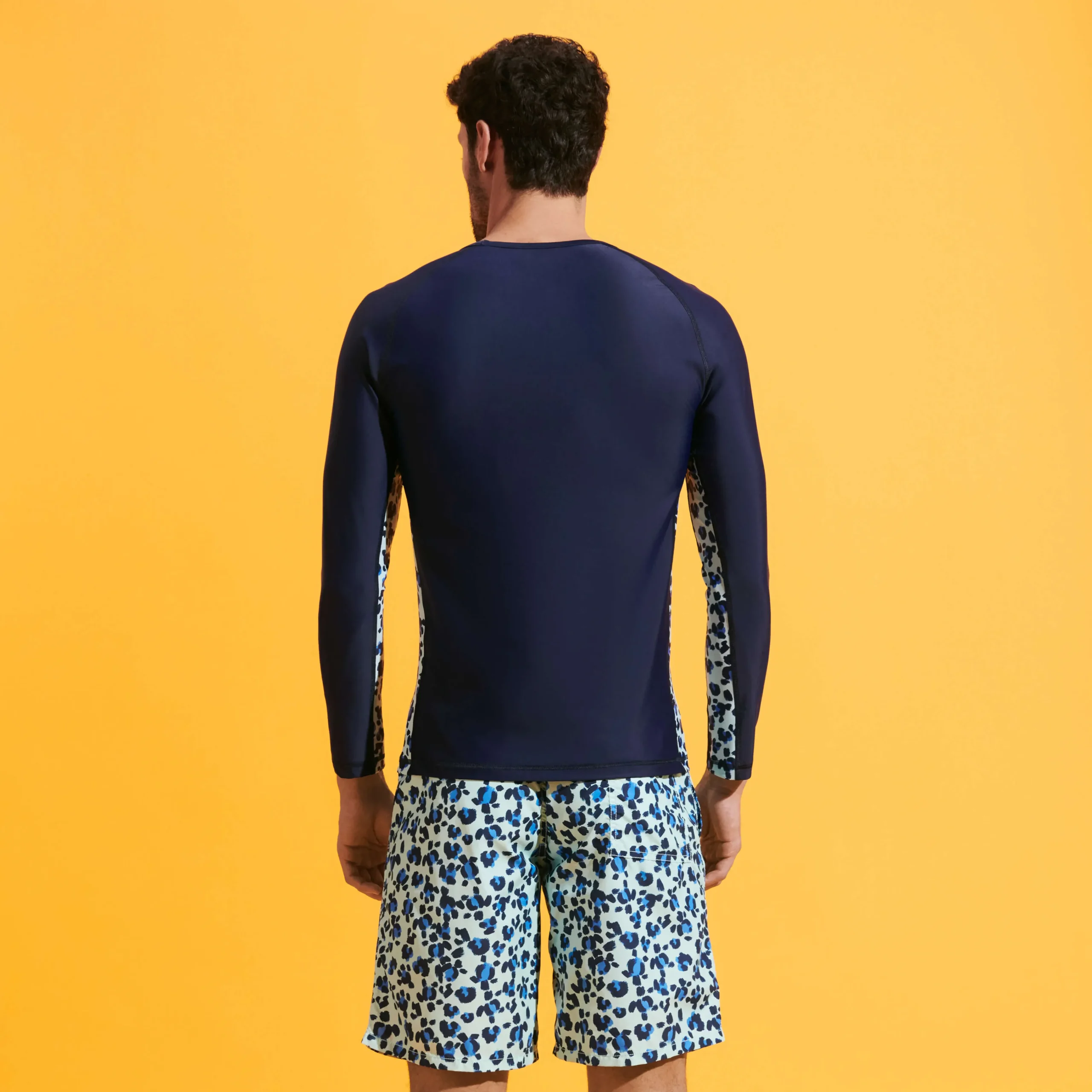 Vilebrequin Men Rashguard Long Sleeves Turtles Leopard*Men Rashguards