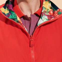 Vilebrequin Men Reversible Windbreaker Jacket Marche Provencal*Men Outerwear