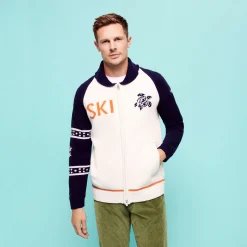 Vilebrequin Men Ski Turtle Wool Cardigan*Men Sweater And Cardigan