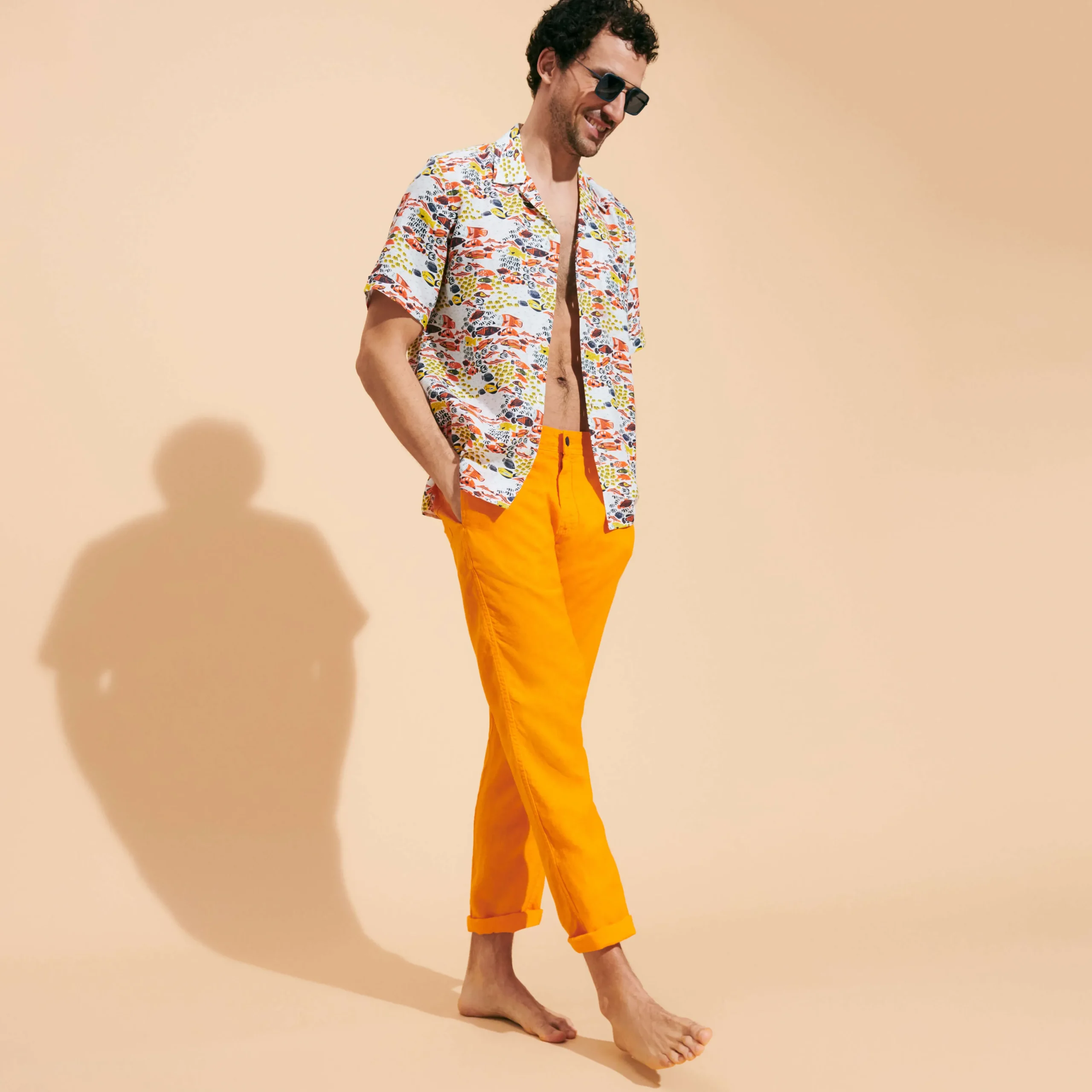 Vilebrequin Men Straight Linen Pants Solid*Men Pants