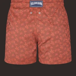 Vilebrequin Men Stretch Short Swim Trunks Jacquard Tortue*Men The Stretch Fabric