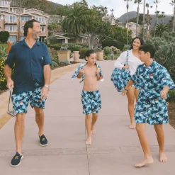 Vilebrequin Men Stretch Swim Trunks - X Malbon*Men The Stretch Fabric