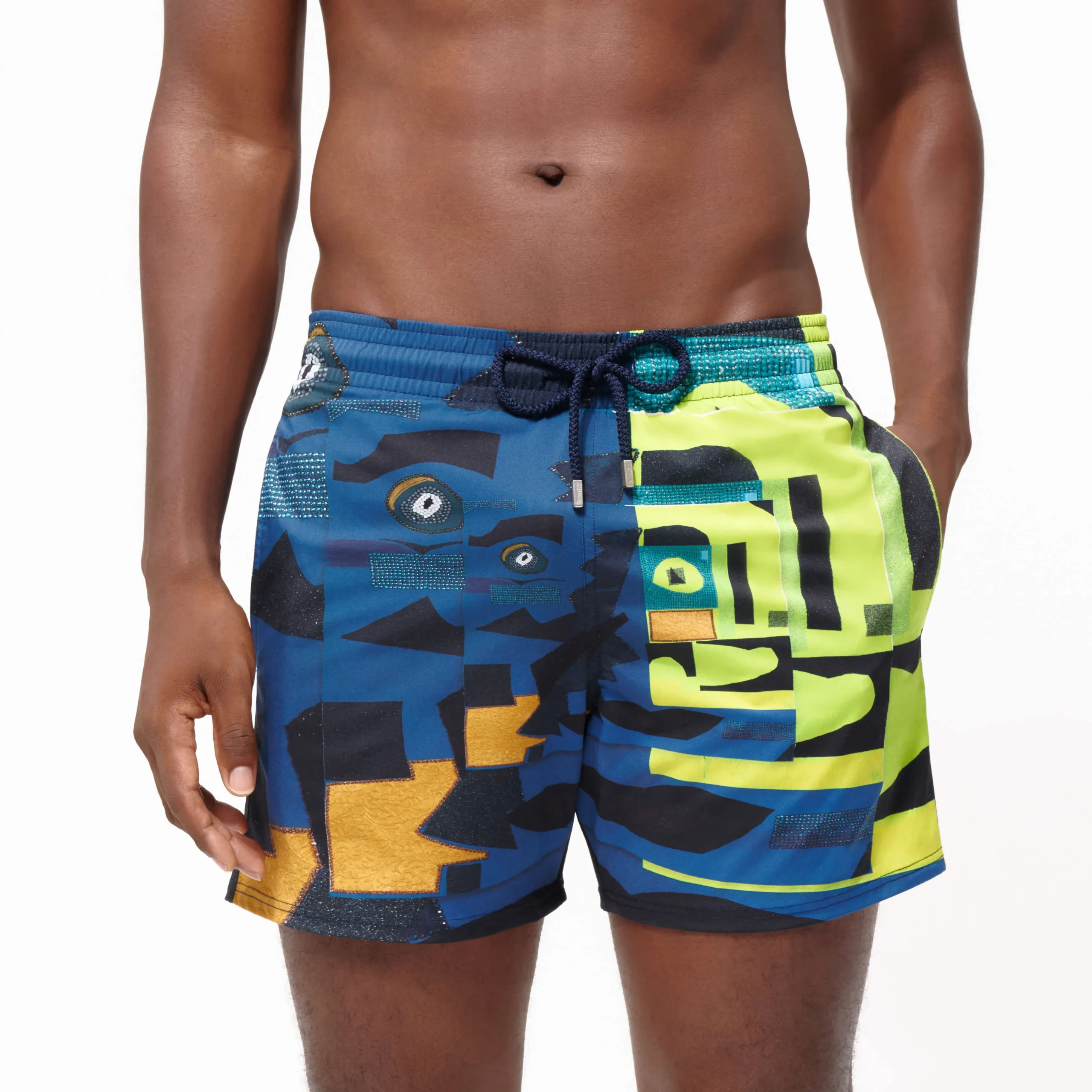 Vilebrequin Men Stretch Swim Trunks Eternite - X Deux Femmes Noires*Men The Stretch Fabric