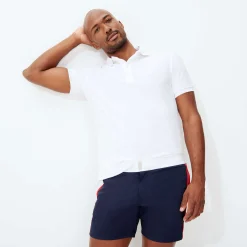 Vilebrequin Men Stretch Swim Trunks Flat Belt Color Block*Men The Flat Belt