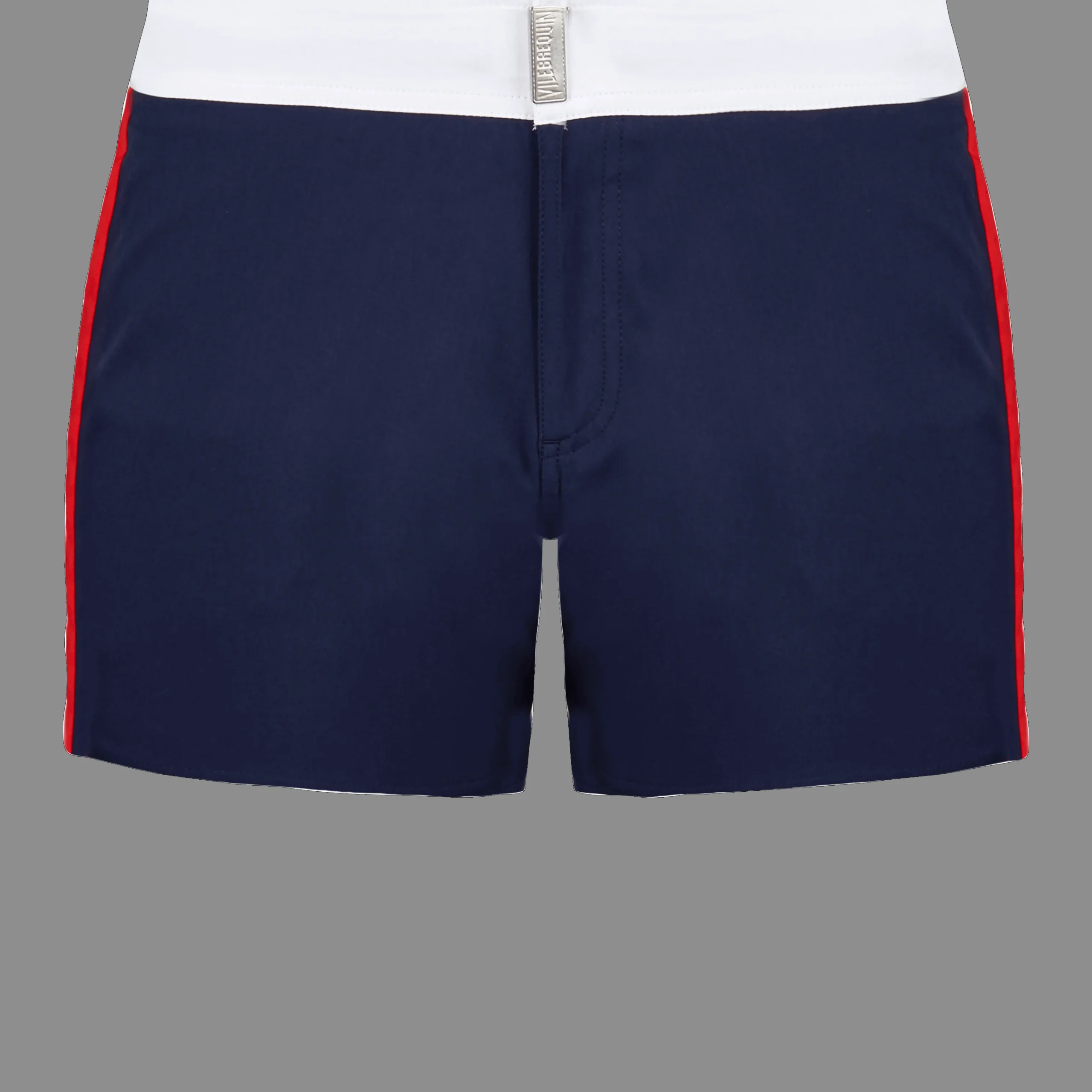 Vilebrequin Men Stretch Swim Trunks Flat Belt Color Block*Men The Flat Belt
