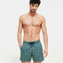 Vilebrequin Men Stretch Swim Trunks Fish Foot*Men The Stretch Fabric