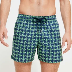 Vilebrequin Men Stretch Swim Trunks Fish Foot*Men The Stretch Fabric