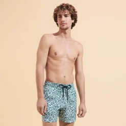Vilebrequin Men Stretch Swim Trunks Gulf Stream*Men The Stretch Fabric