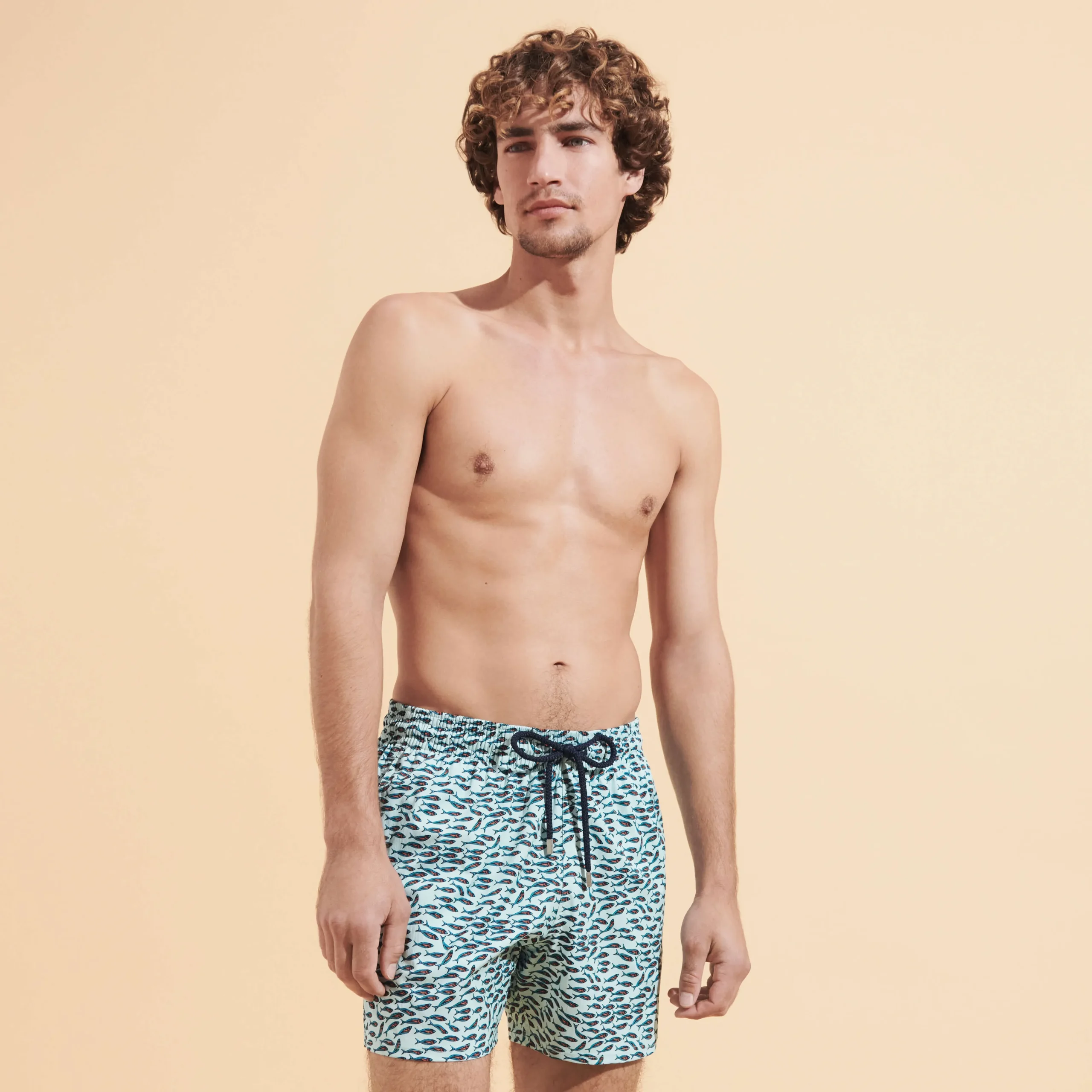 Vilebrequin Men Stretch Swim Trunks Gulf Stream*Men The Stretch Fabric
