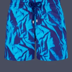 Vilebrequin Men Stretch Swim Trunks Les Draps Froisses*Men The Stretch Fabric