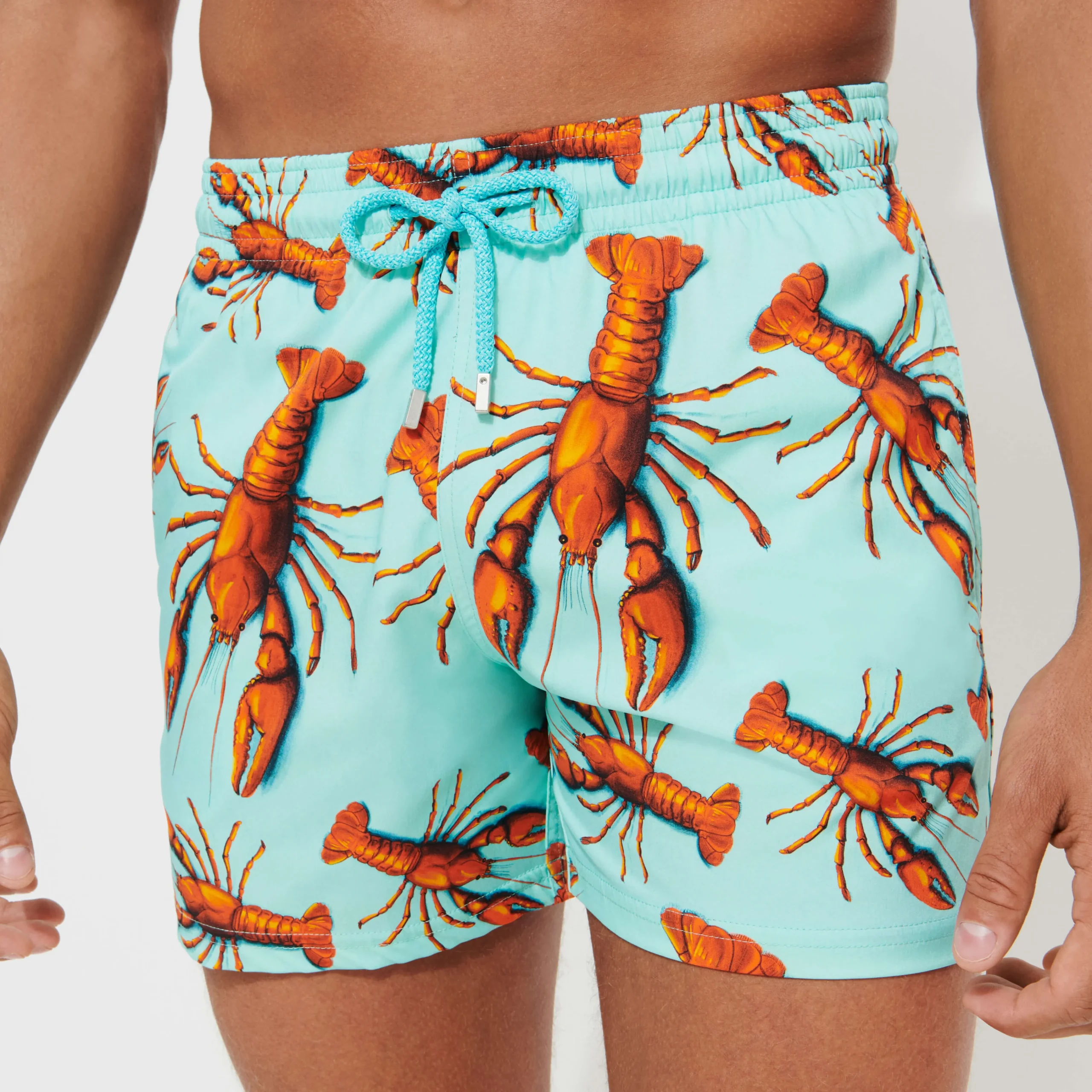 Vilebrequin Men Stretch Swim Trunks Lobster*Men The Stretch Fabric