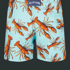Vilebrequin Men Stretch Swim Trunks Lobster*Men The Stretch Fabric