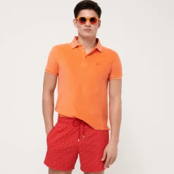 Vilebrequin Men Stretch Swim Trunks Micro Ronde Des Tortues*Men The Stretch Fabric