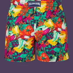 Vilebrequin Men Stretch Swim Trunks Marche Provencal*Men The Stretch Fabric