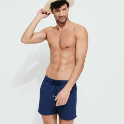 Vilebrequin Men Stretch Swim Trunks Solid*Men The Stretch Fabric