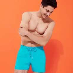 Vilebrequin Men Stretch Swim Trunks Solid*Men The Stretch Fabric