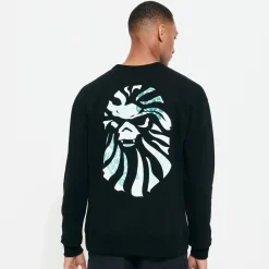 Vilebrequin Men Sweatshirt Turtles Printed - X Bape® Black*Men Sweatshirts