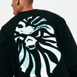 Vilebrequin Men Sweatshirt Turtles Printed - X Bape® Black*Men Sweatshirts