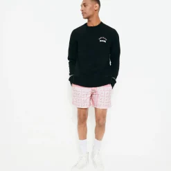 Vilebrequin Men Sweatshirt Turtles Printed - X Bape® Black*Men Sweatshirts