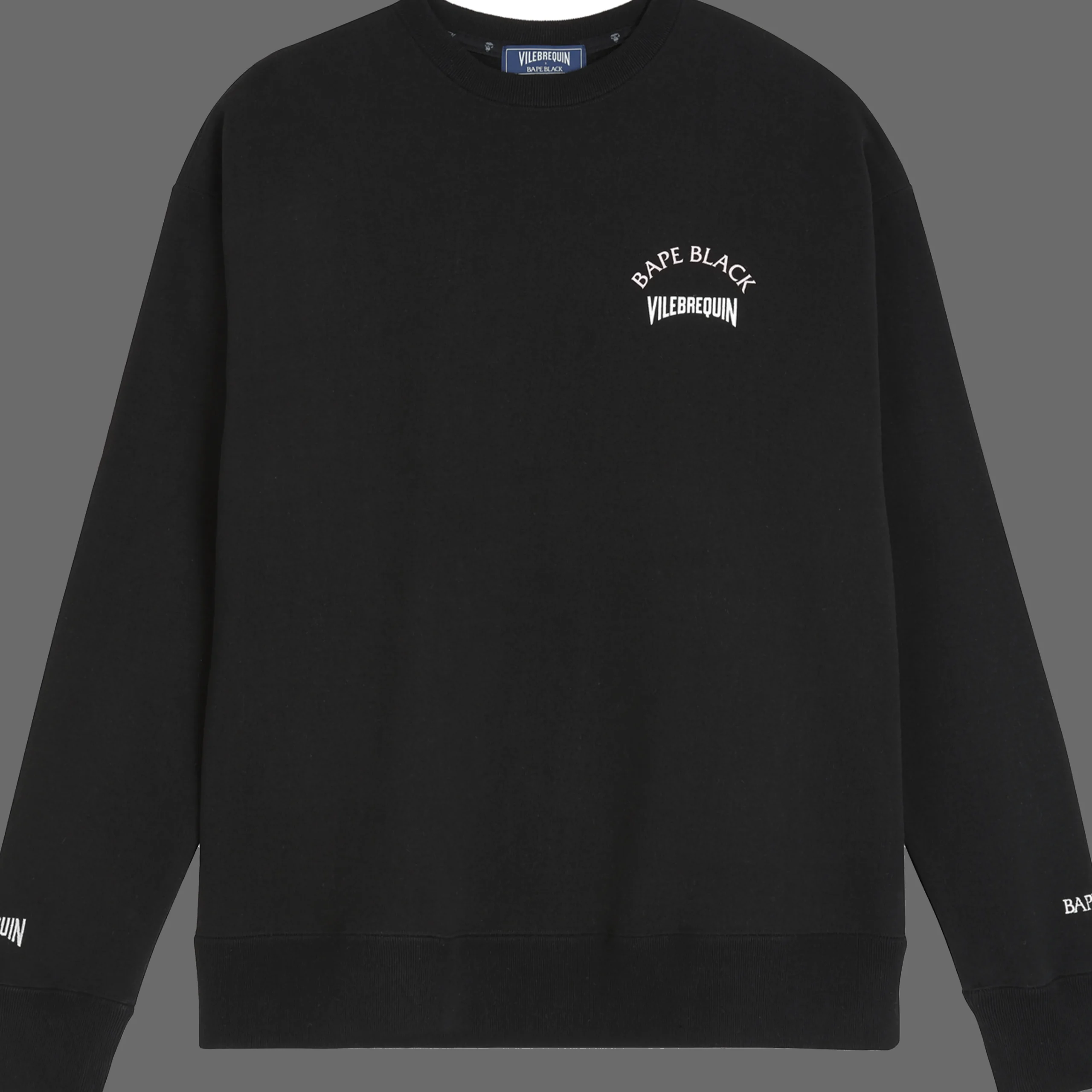 Vilebrequin Men Sweatshirt Turtles Printed - X Bape® Black*Men Sweatshirts