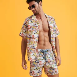 Vilebrequin Men Swim Shorts Ultra-Light And Packable Fish Family*Men The Light Fabric