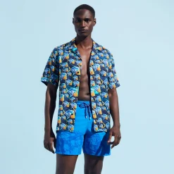 Vilebrequin Men Swim Shorts Water-Reactive Piranhas*Men The Iconic