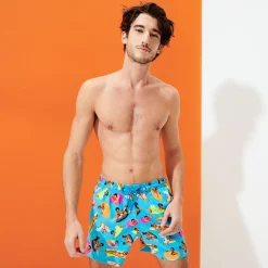 Vilebrequin Men Swim Trunks - X Derrick Adams*Men The Stretch Fabric