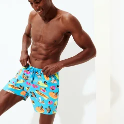 Vilebrequin Men Swim Trunks - X Derrick Adams*Men The Stretch Fabric