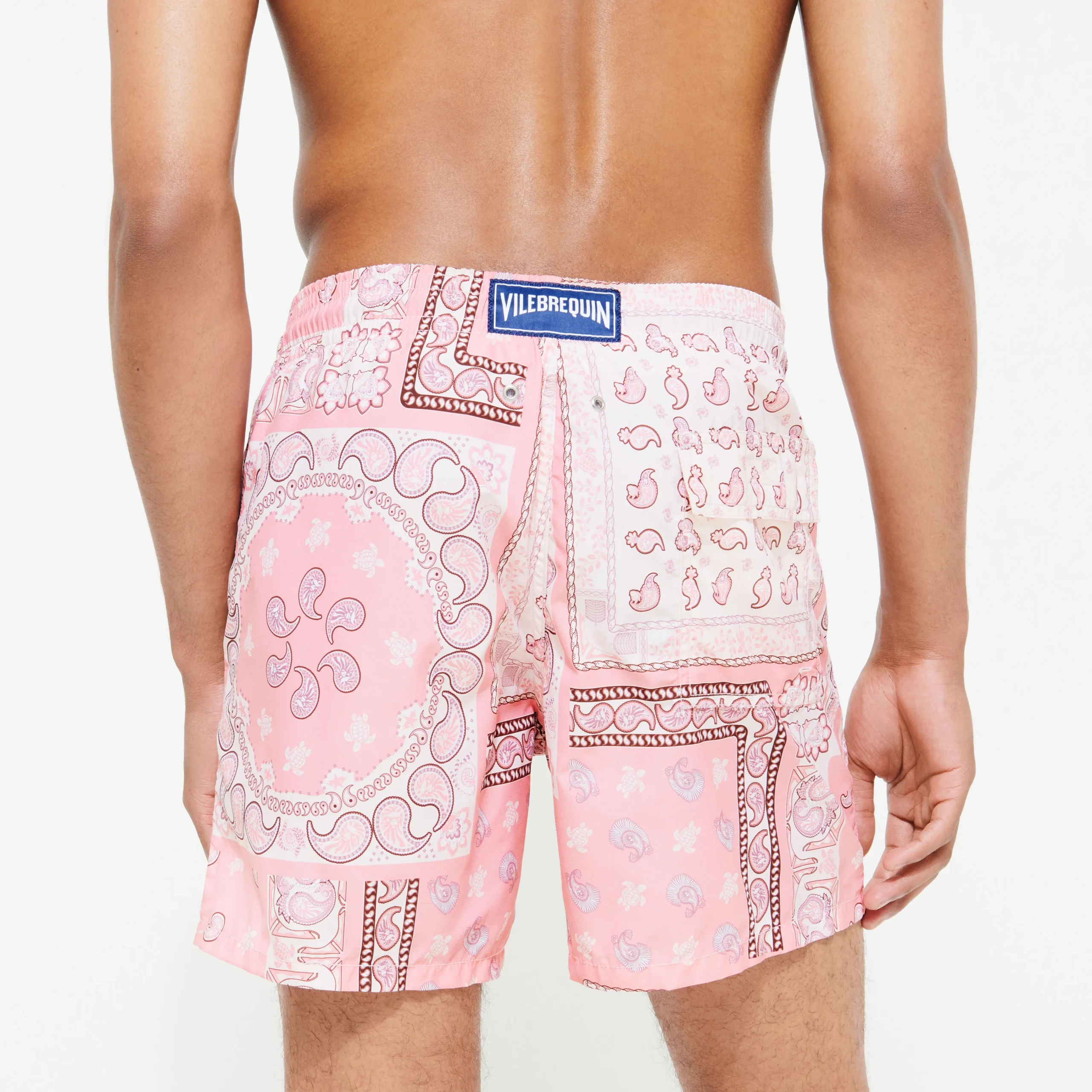 Vilebrequin Men Swim Trunks Bandana - X Bape® Black*Men The Iconic
