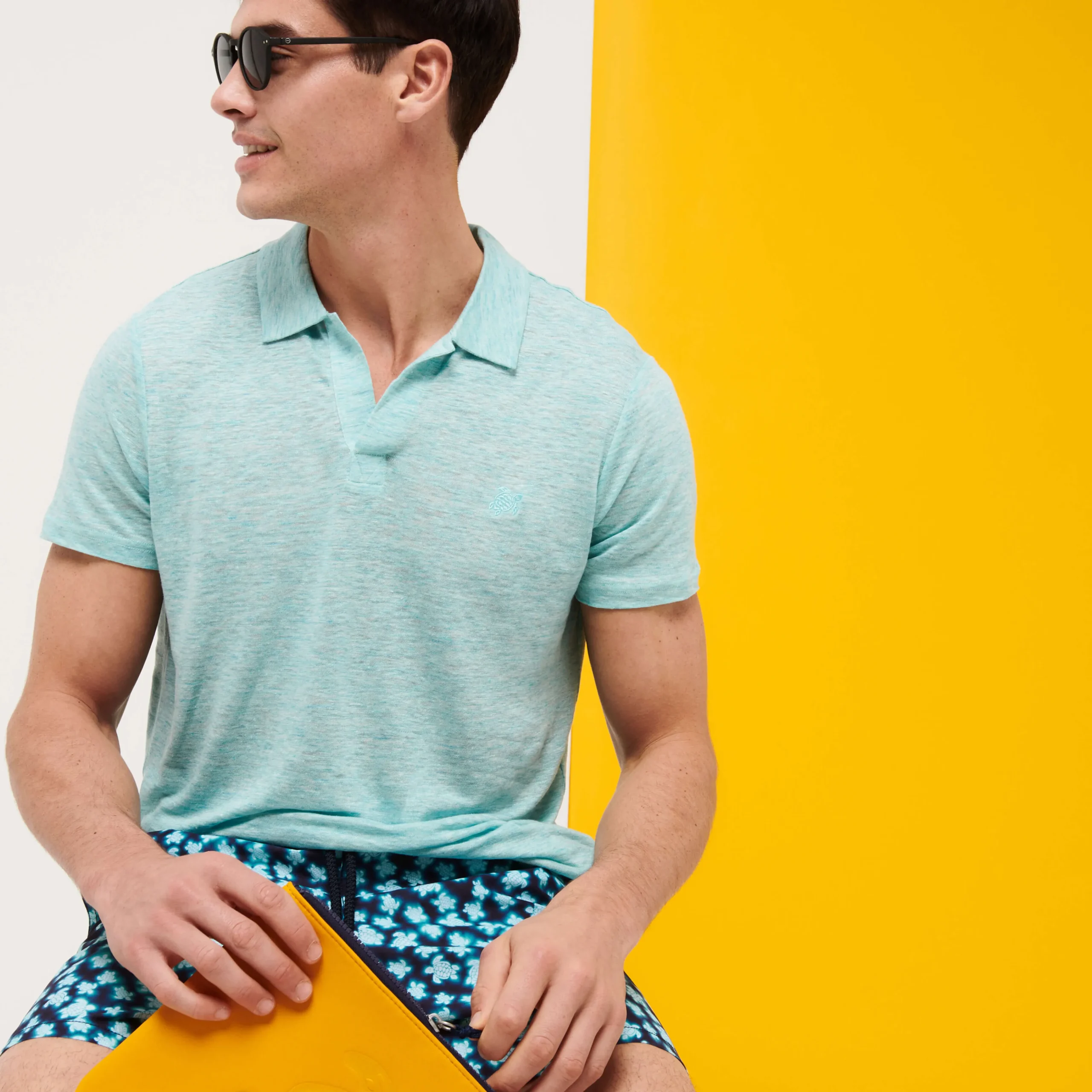 Vilebrequin Men Swim Trunks Blurred Turtles*Men The Iconic