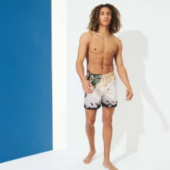 Vilebrequin Men Swim Trunks Distortive Water - X Highsnobiety*Men The Stretch Fabric