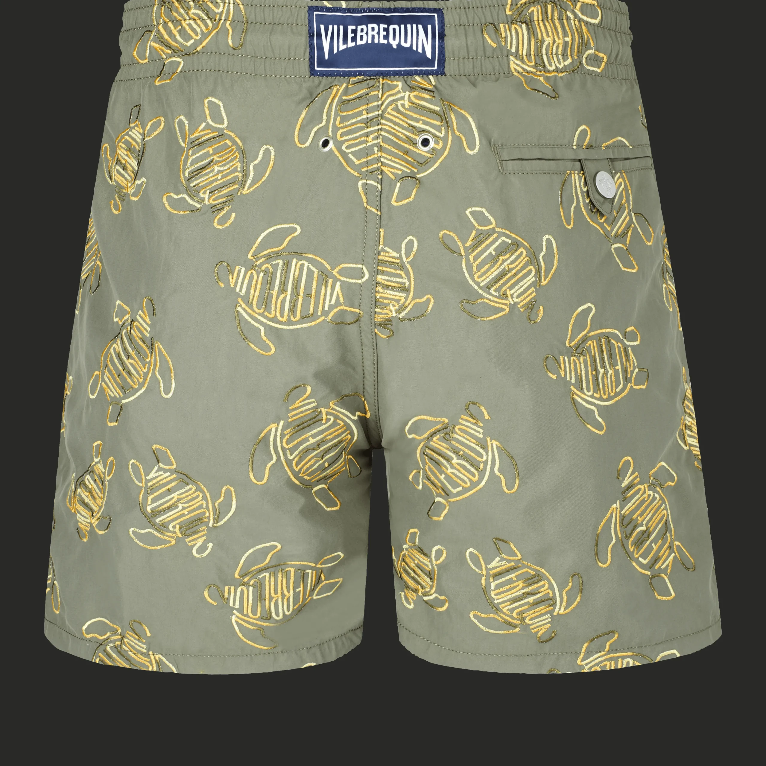 Vilebrequin Men Swim Trunks Embroidered Vbq Turtles - Limited Edition*Men The Embroidered