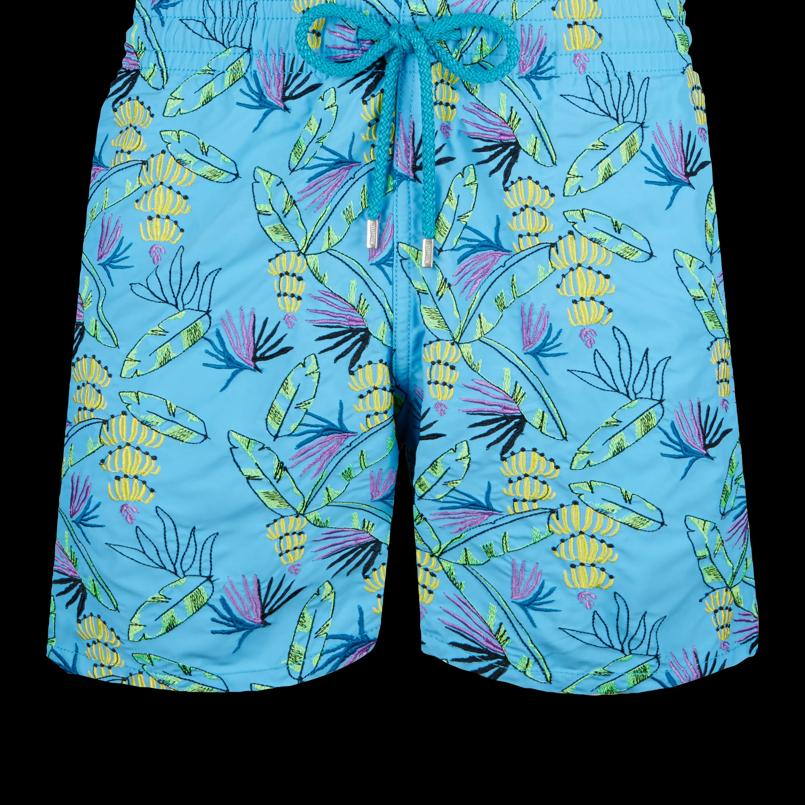 Vilebrequin Men Swim Trunks Embroidered Go Bananas - Limited Edition*Men The Embroidered
