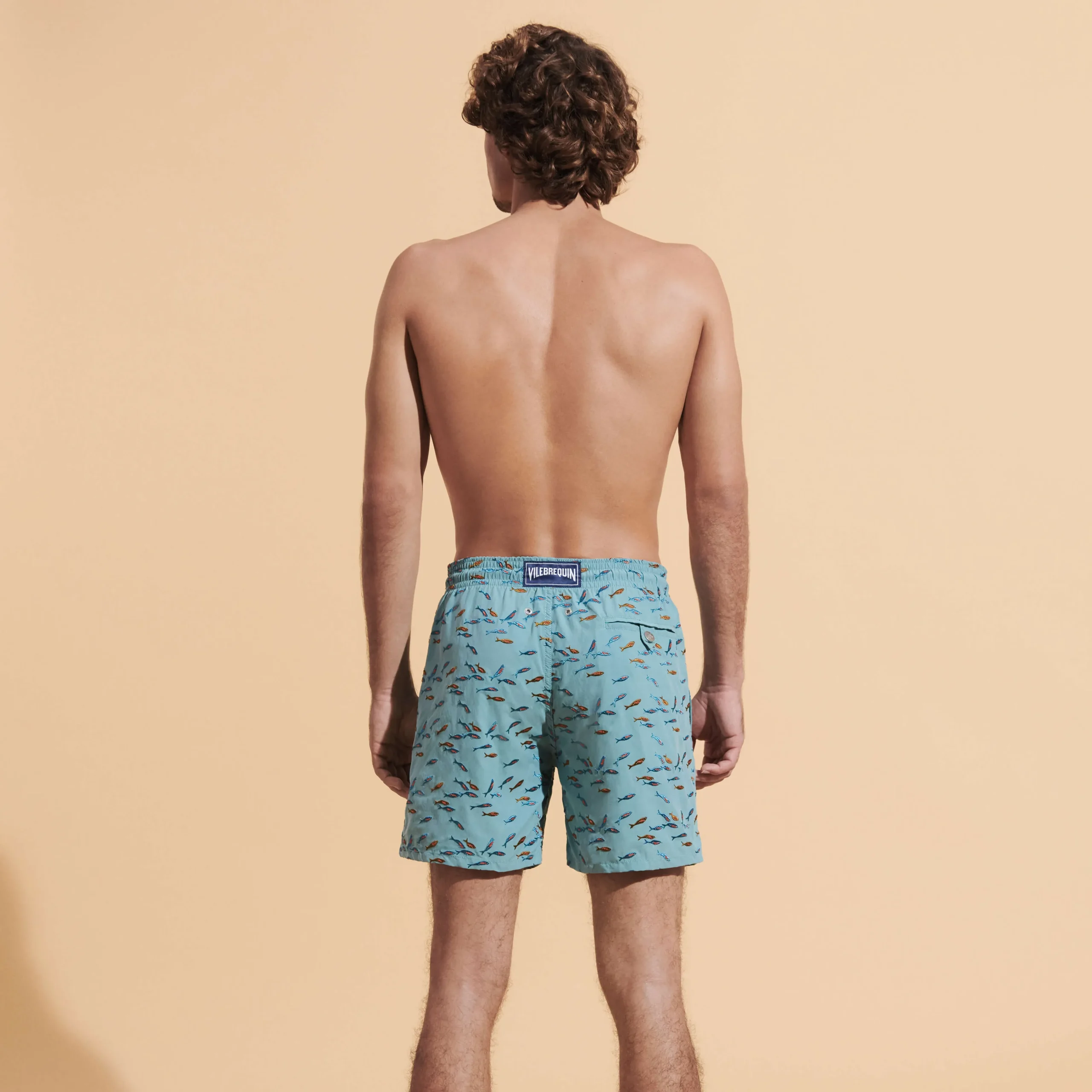 Vilebrequin Men Swim Trunks Embroidered Gulf Stream - Limited Edition*Men The Embroidered