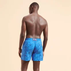 Vilebrequin Men Swim Trunks Embroidered Marche Provencal - Limited Edition*Men The Embroidered
