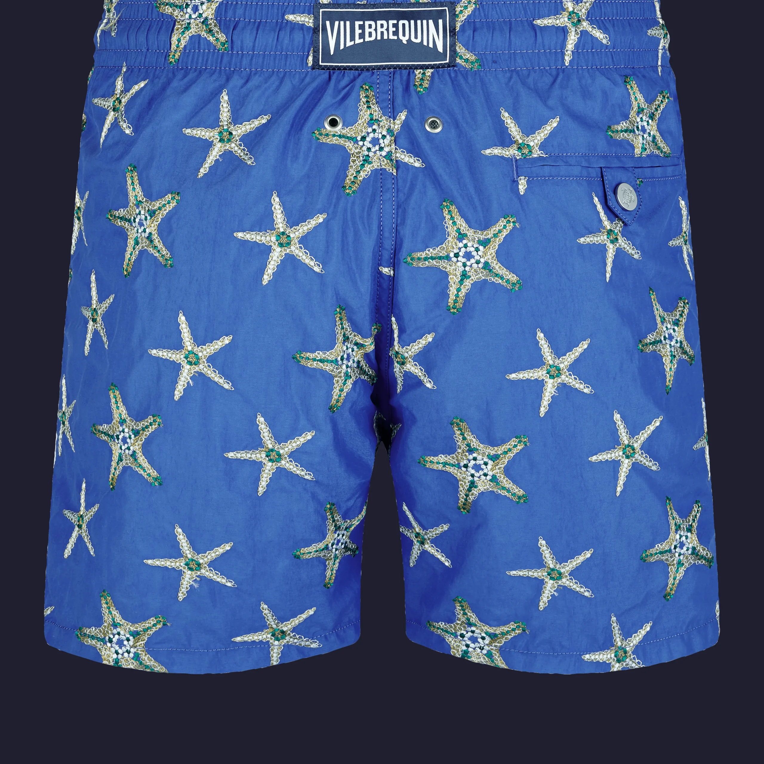 Vilebrequin Men Swim Trunks Embroidered Starfish Dance - Limited Edition*Men The Embroidered