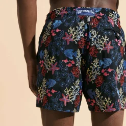 Vilebrequin Men Swim Trunks Embroidered Fond Marins - Limited Edition*Men The Embroidered