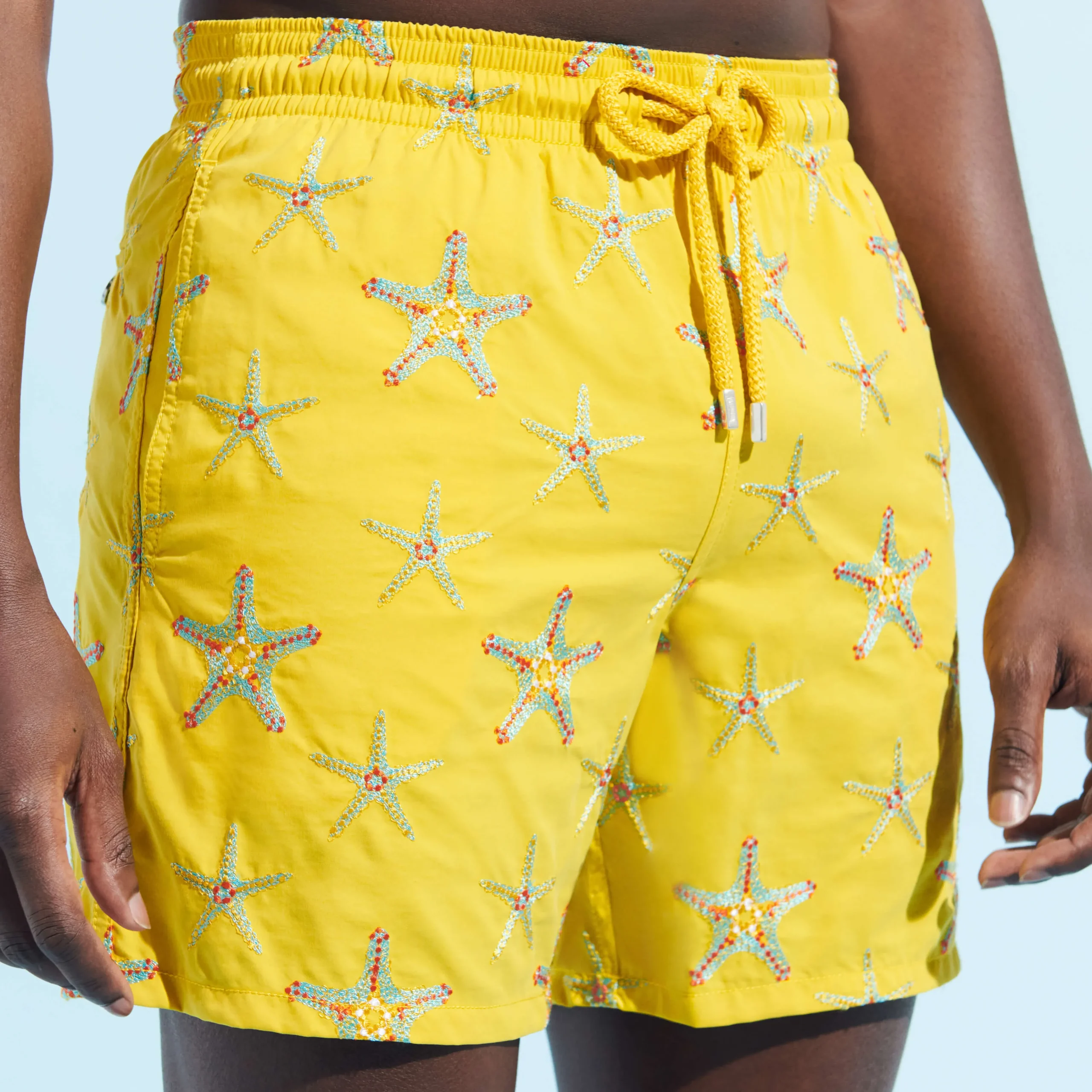 Vilebrequin Men Swim Trunks Embroidered Starfish Dance - Limited Edition*Men The Embroidered