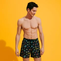Vilebrequin Men Swim Trunks Embroidered Naive Fish - Limited Edition*Men The Embroidered